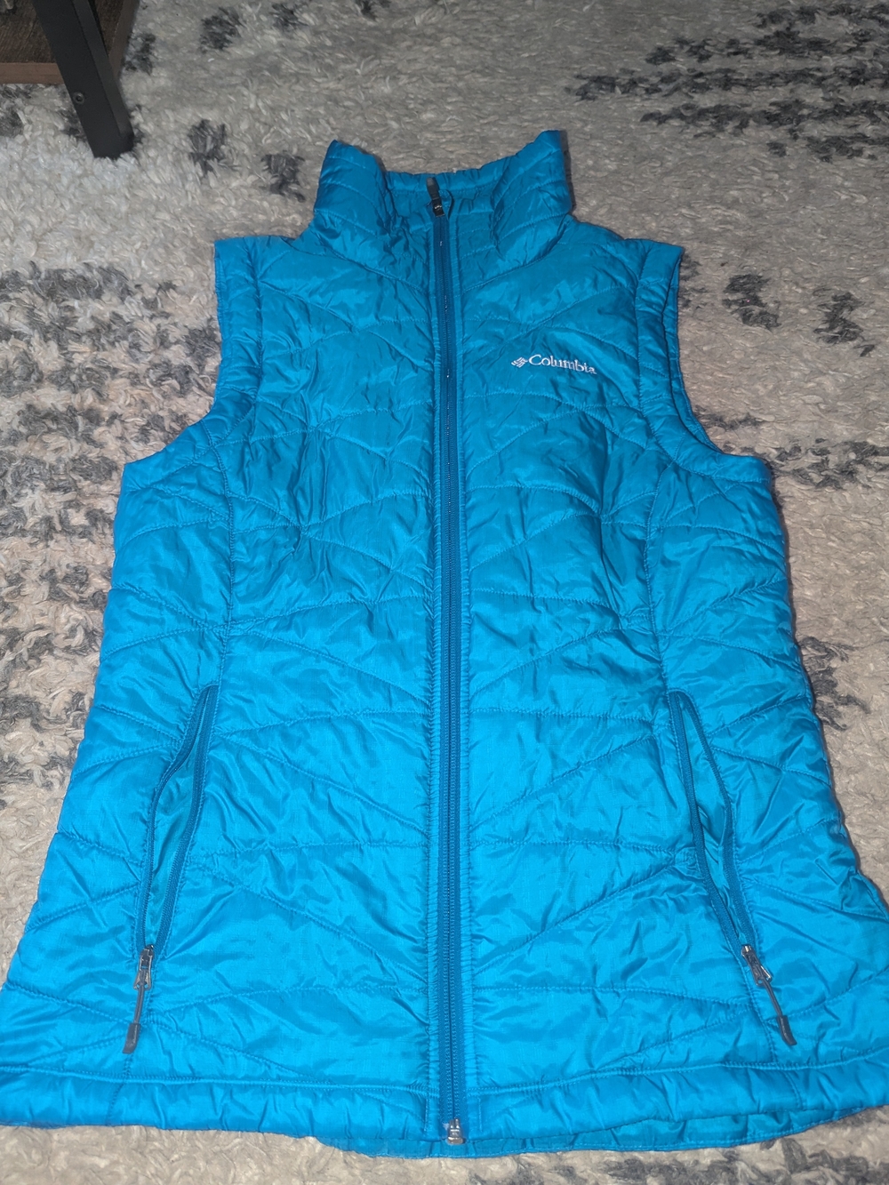 Columbia Bright Teal Quilted Insulated Women's Vest